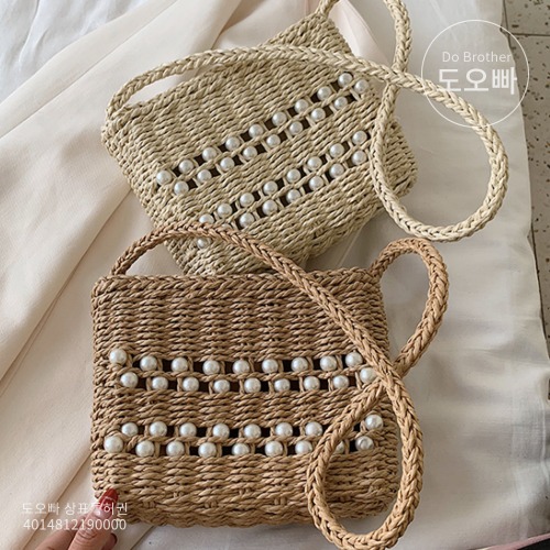 라타니 여성 라탄백 숄더백 크로스백 여름 왕골 가방