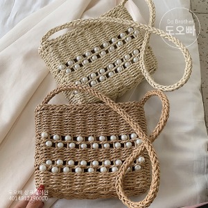 라타니 여성 라탄백 숄더백 크로스백 여름 왕골 가방