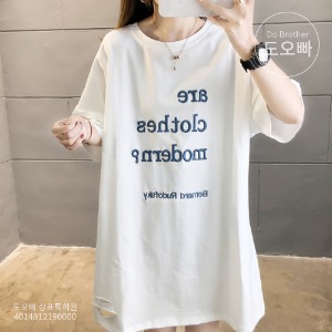 STE 여성 반소매 티셔츠 반팔티 루즈핏 라운드넥