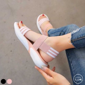 윤비디 여성 스트렙 샌들 스포츠 여름 신발