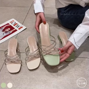 도린포 여성 스트렙 샌들 슬리퍼 여름 신발